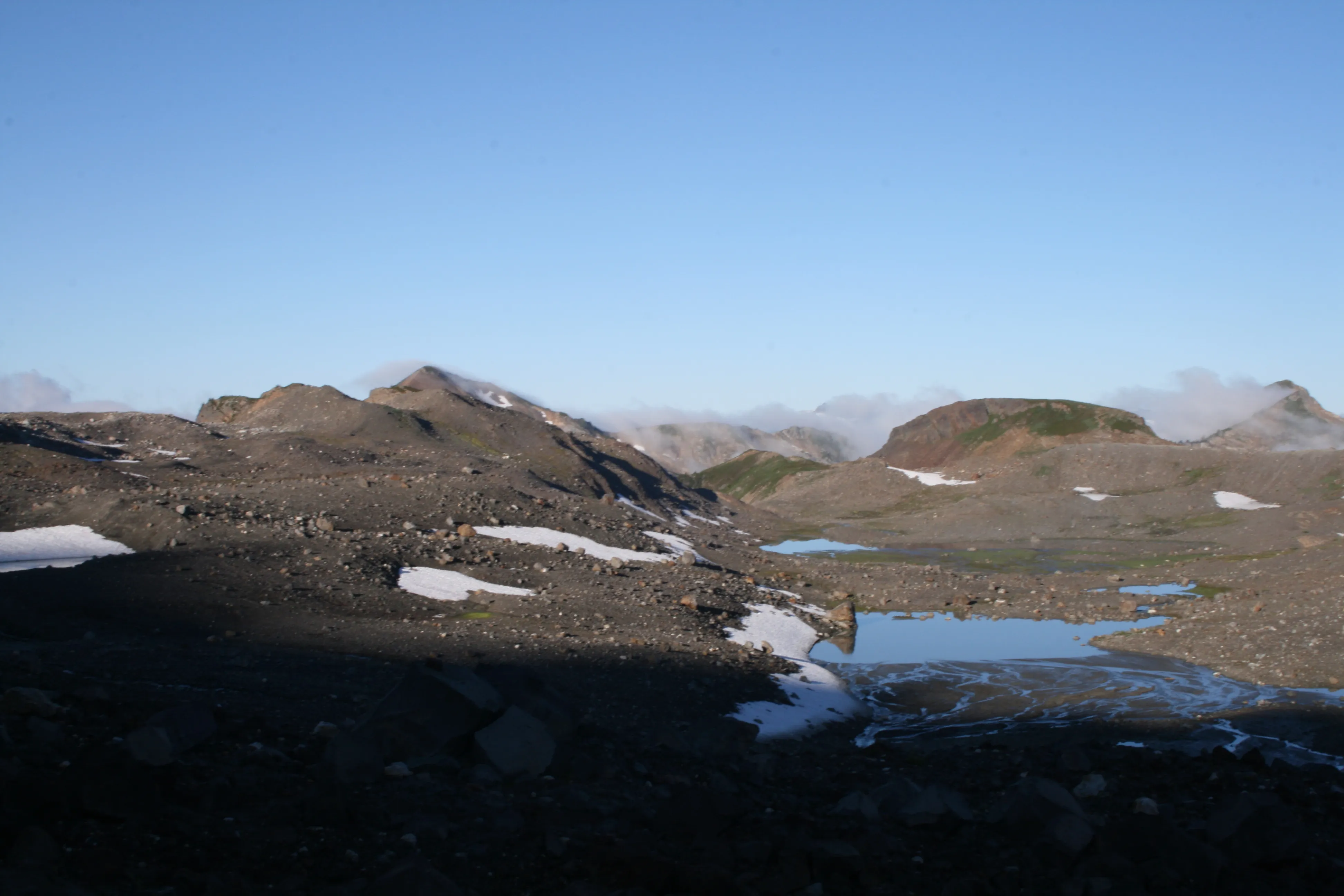 An otherworldly, peaceful scene once the weather lifted