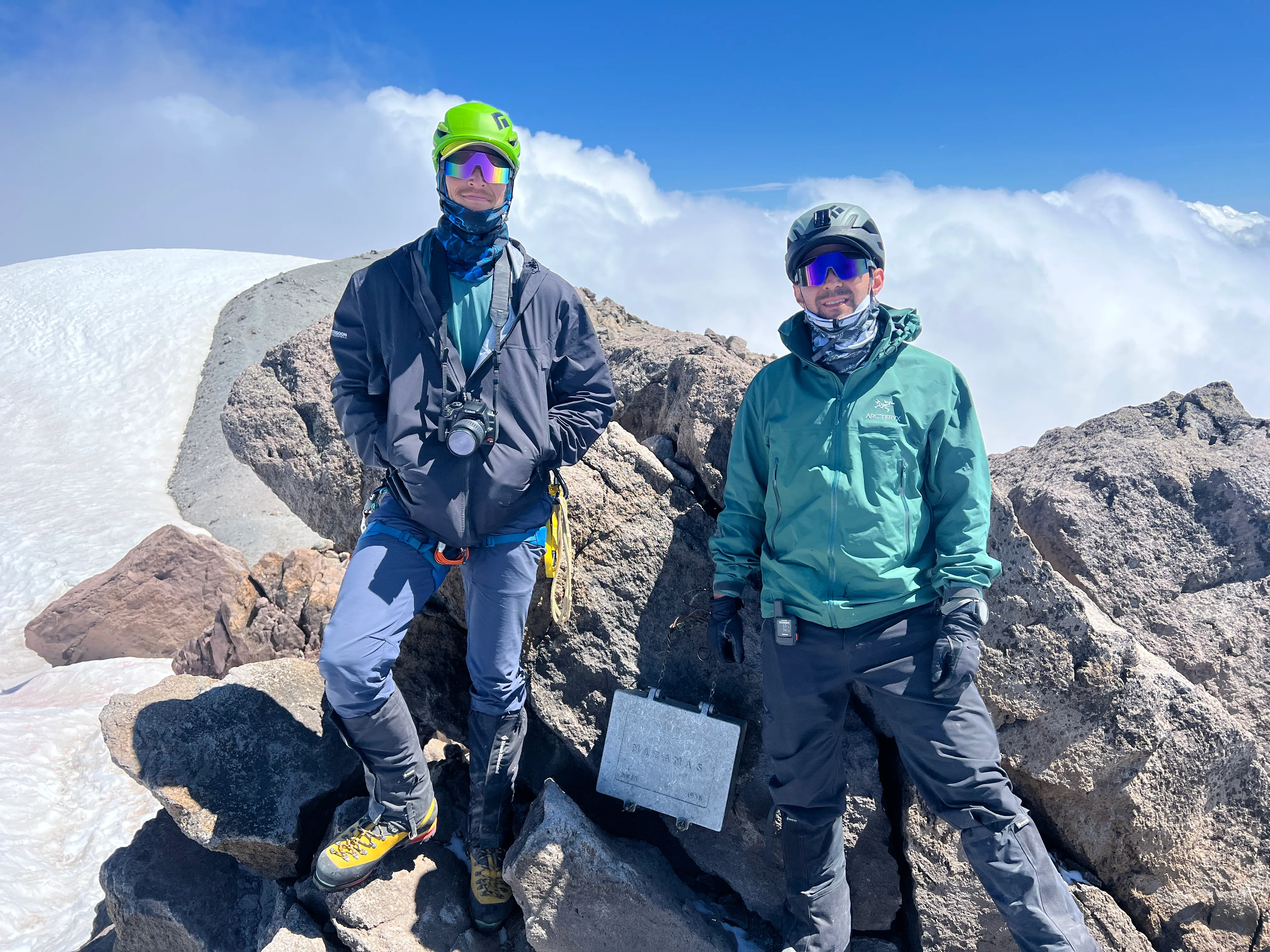 Jack and I claiming the summit of Glacier Peak