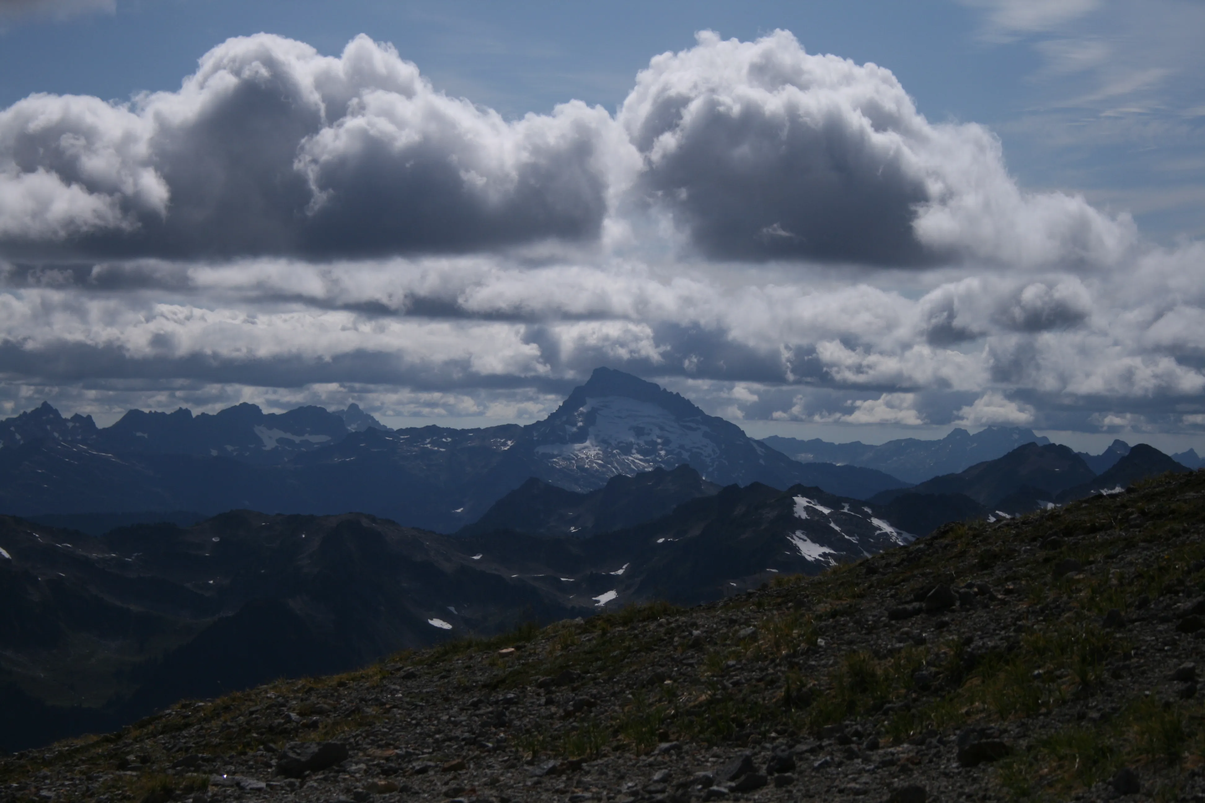 Sloan Peak standing out in the distance