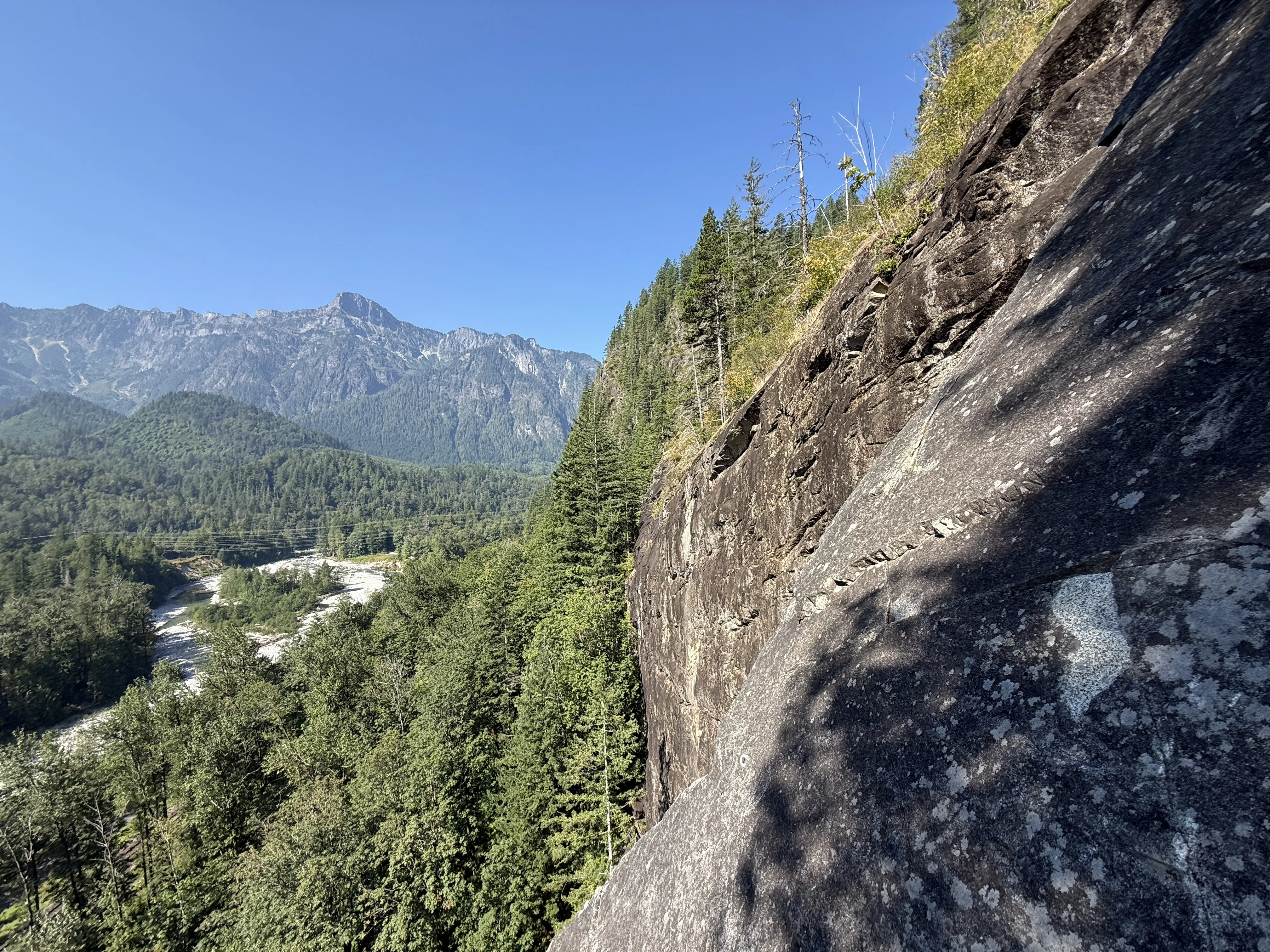 The view from the top of pitch 2
