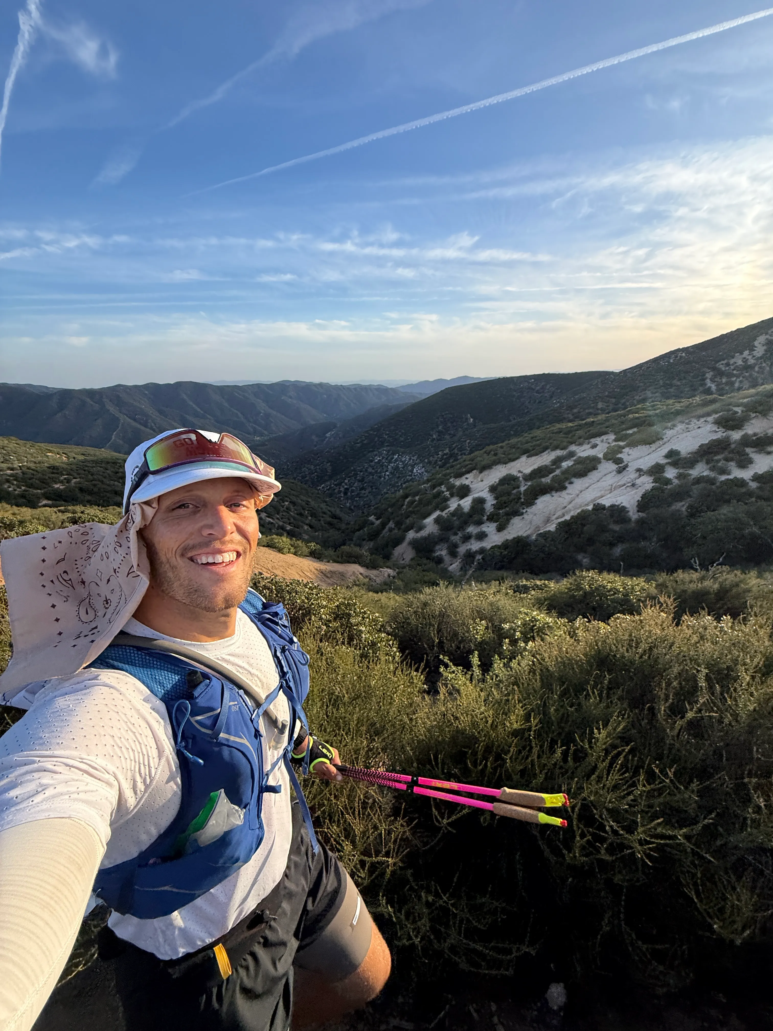 Still smiling around mile 40 despite the pain