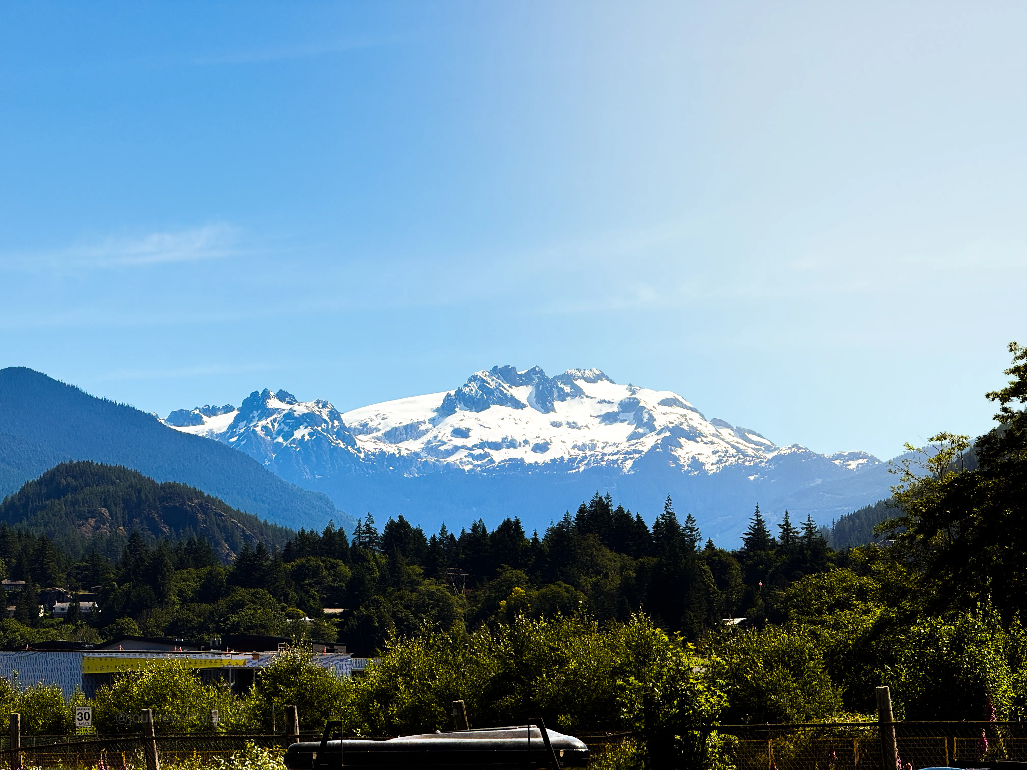 Mamquam Mountain seen from Squamish.