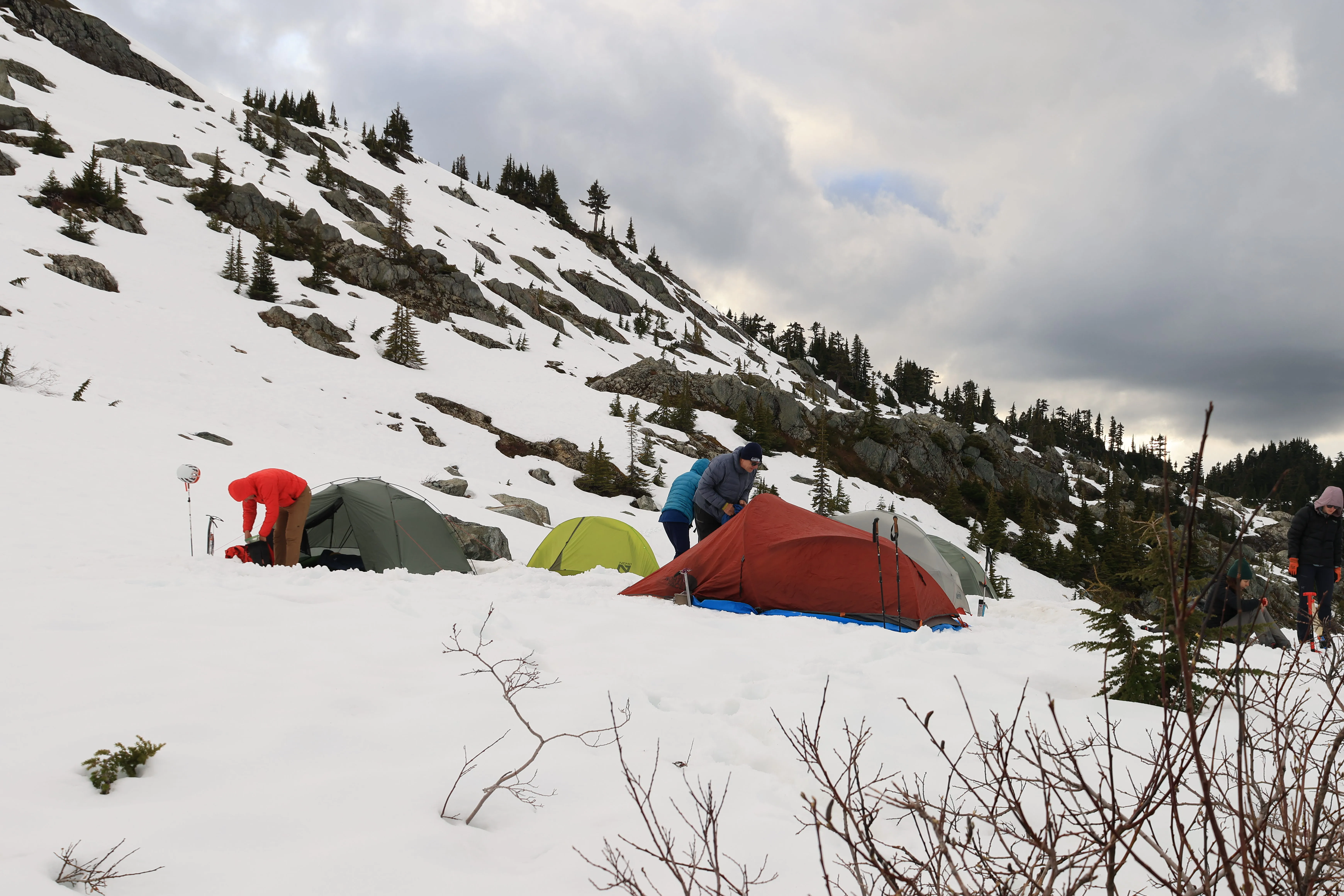 High camp at Darling Lake