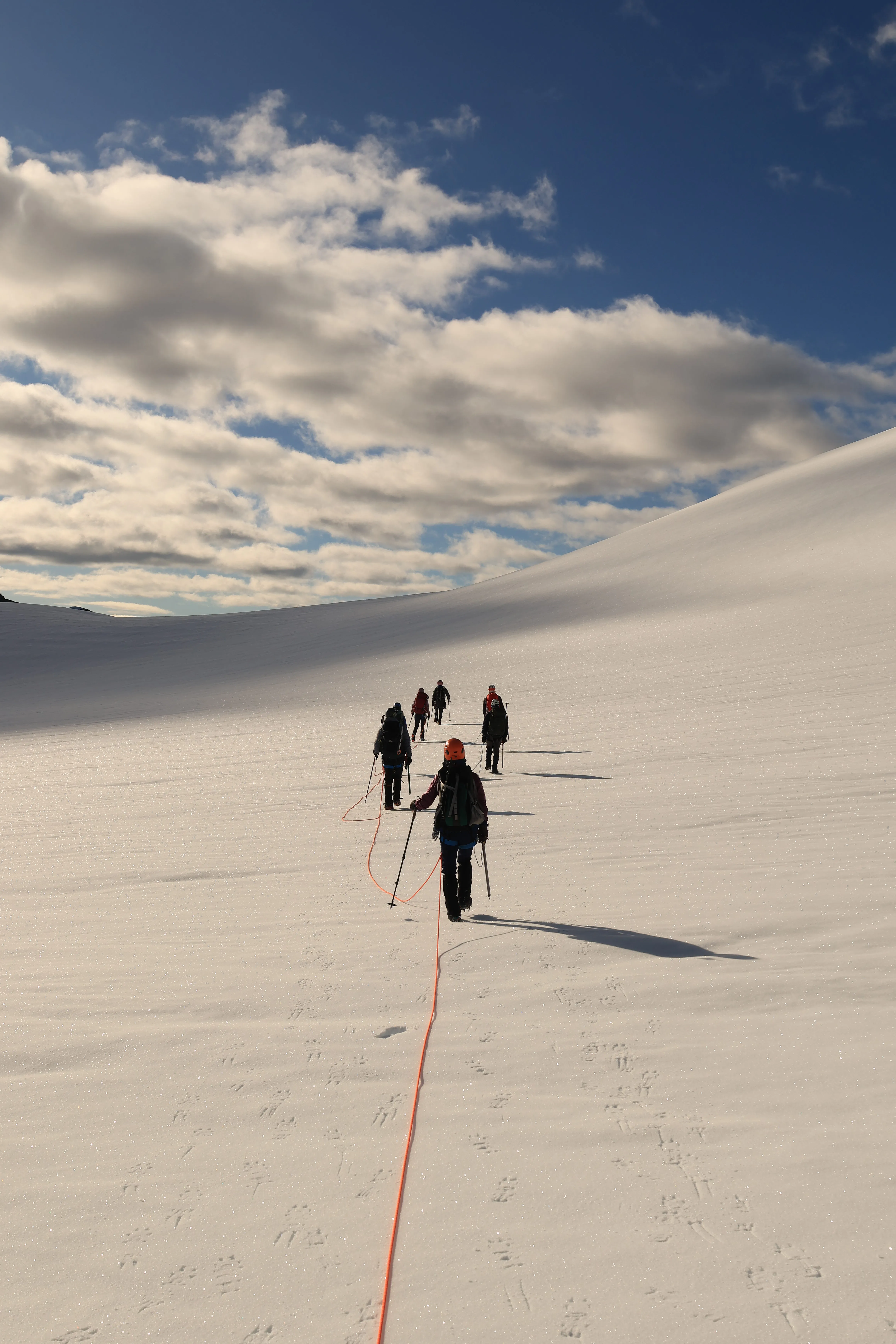 The icefield stretching out
