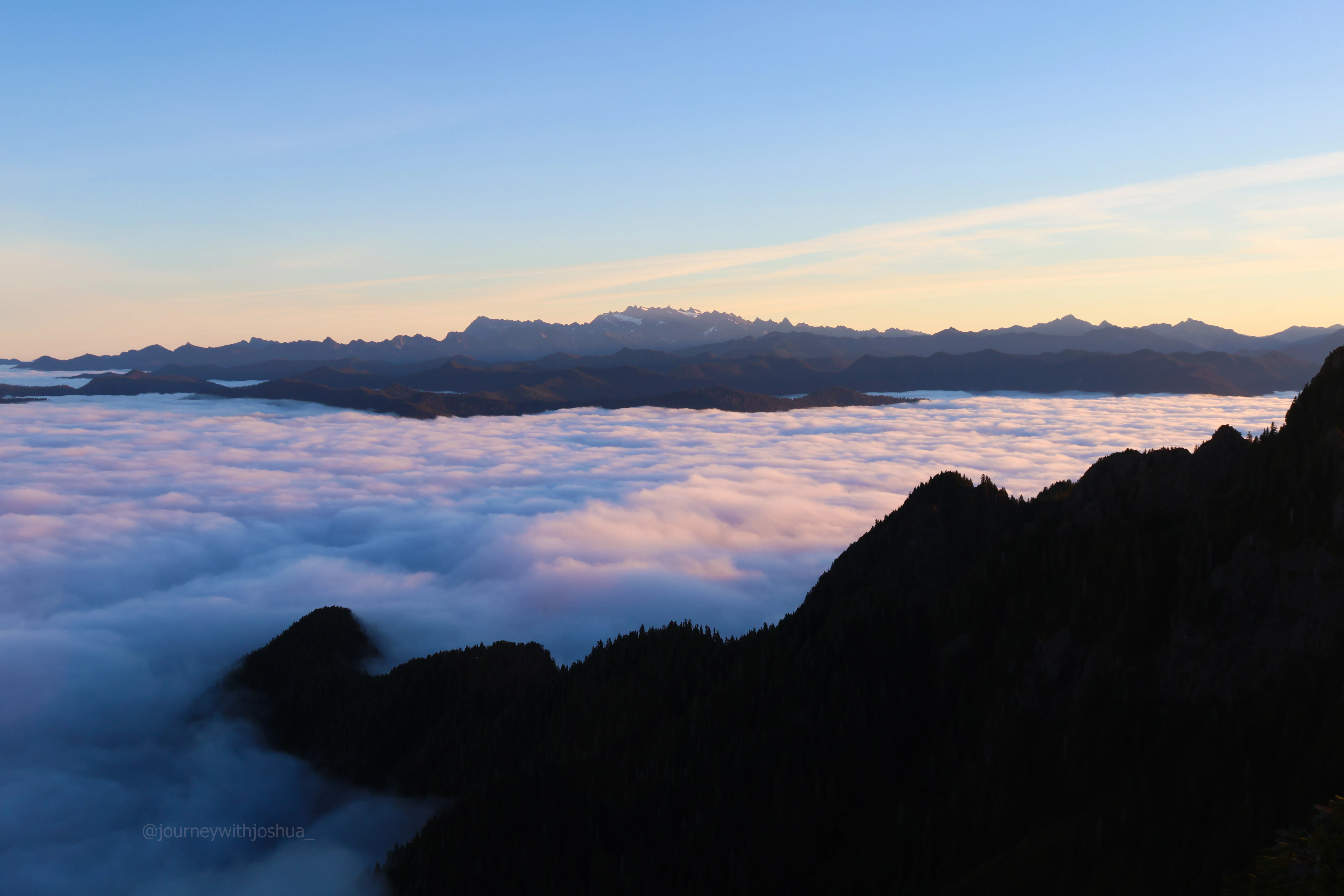 Another stunner of Mount Olympus at sunrise from the Olympic Range.