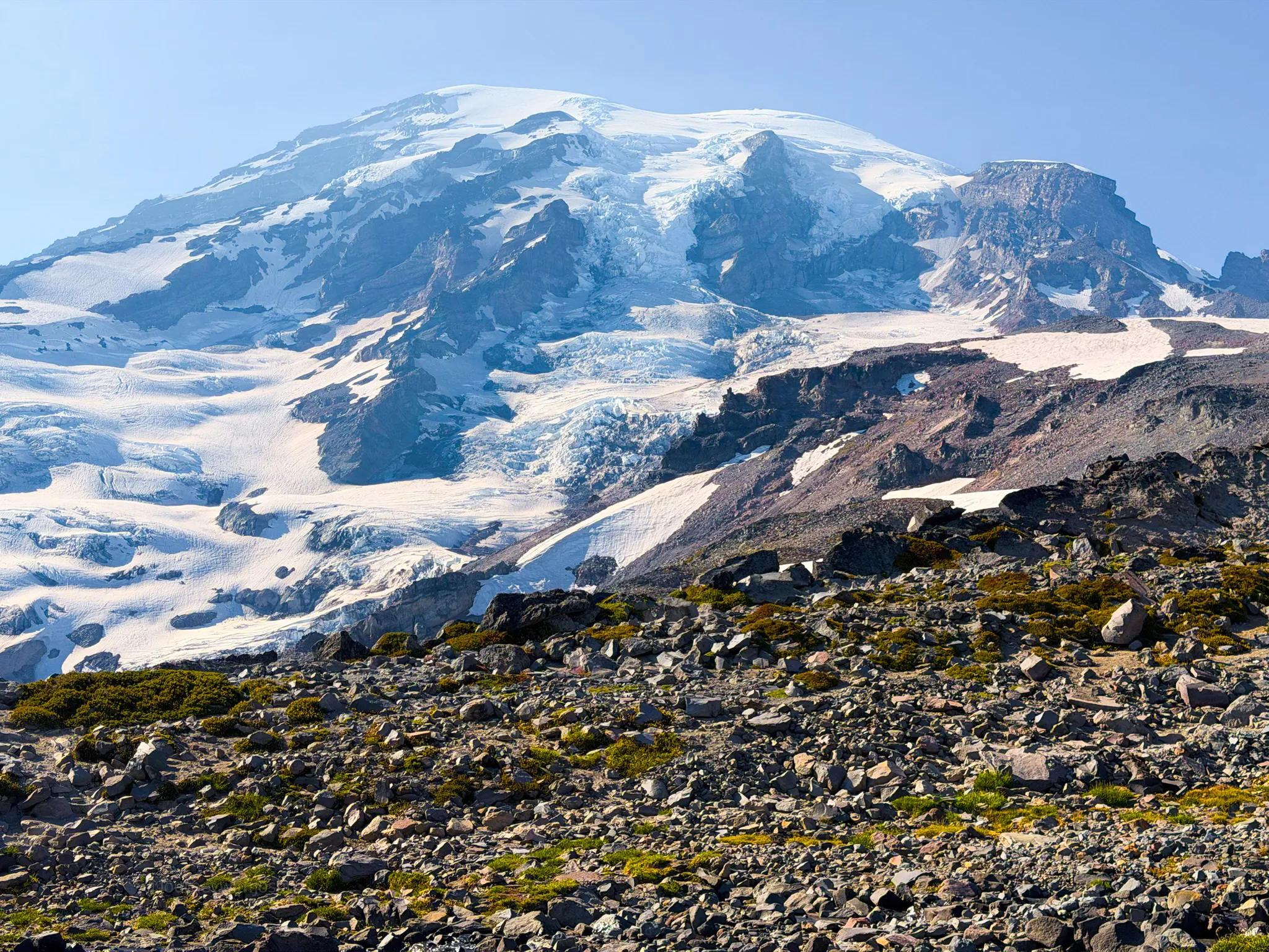 One last look back at Mount Rainier