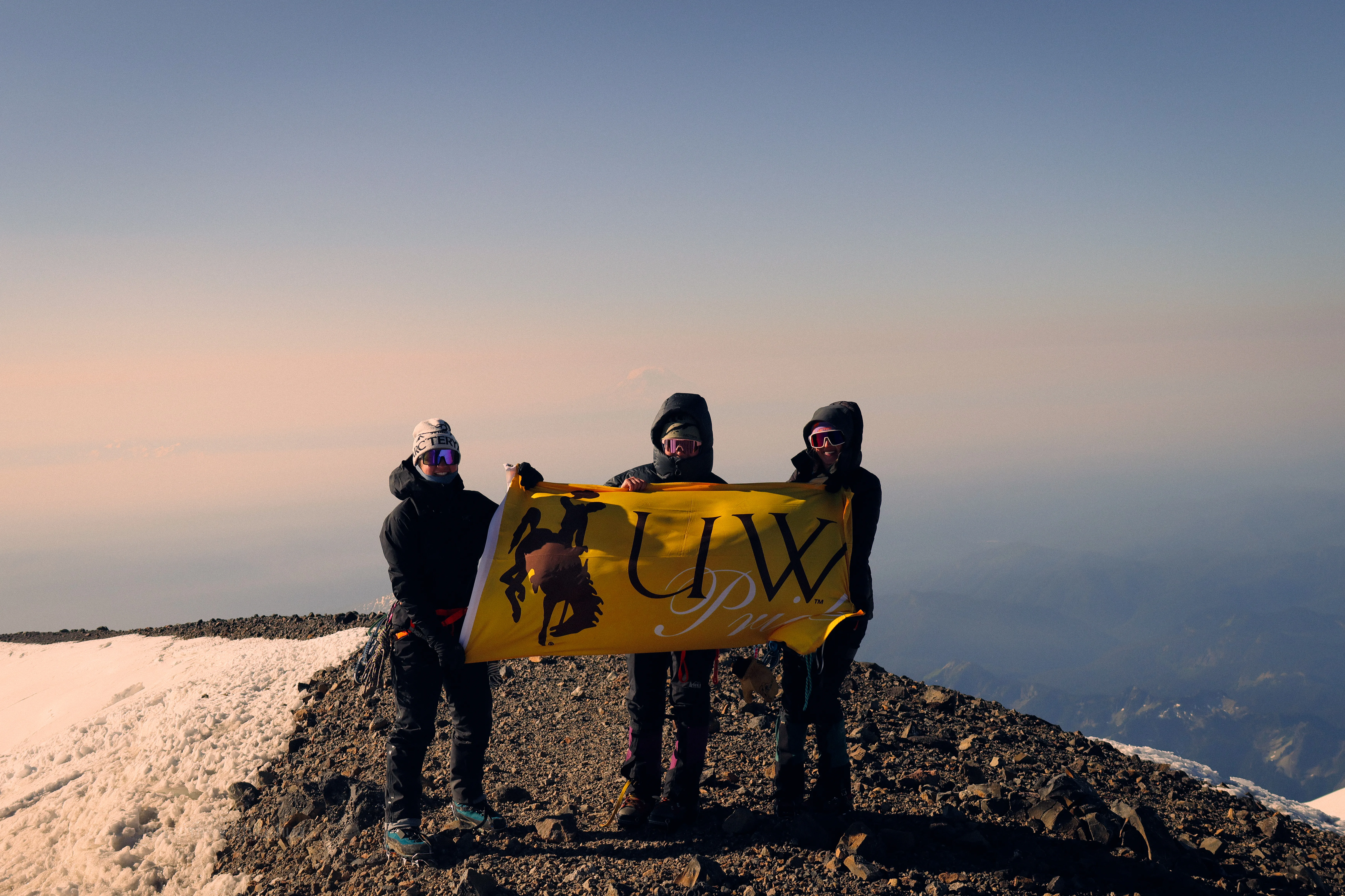 The girls at the summit representing University of Wyoming