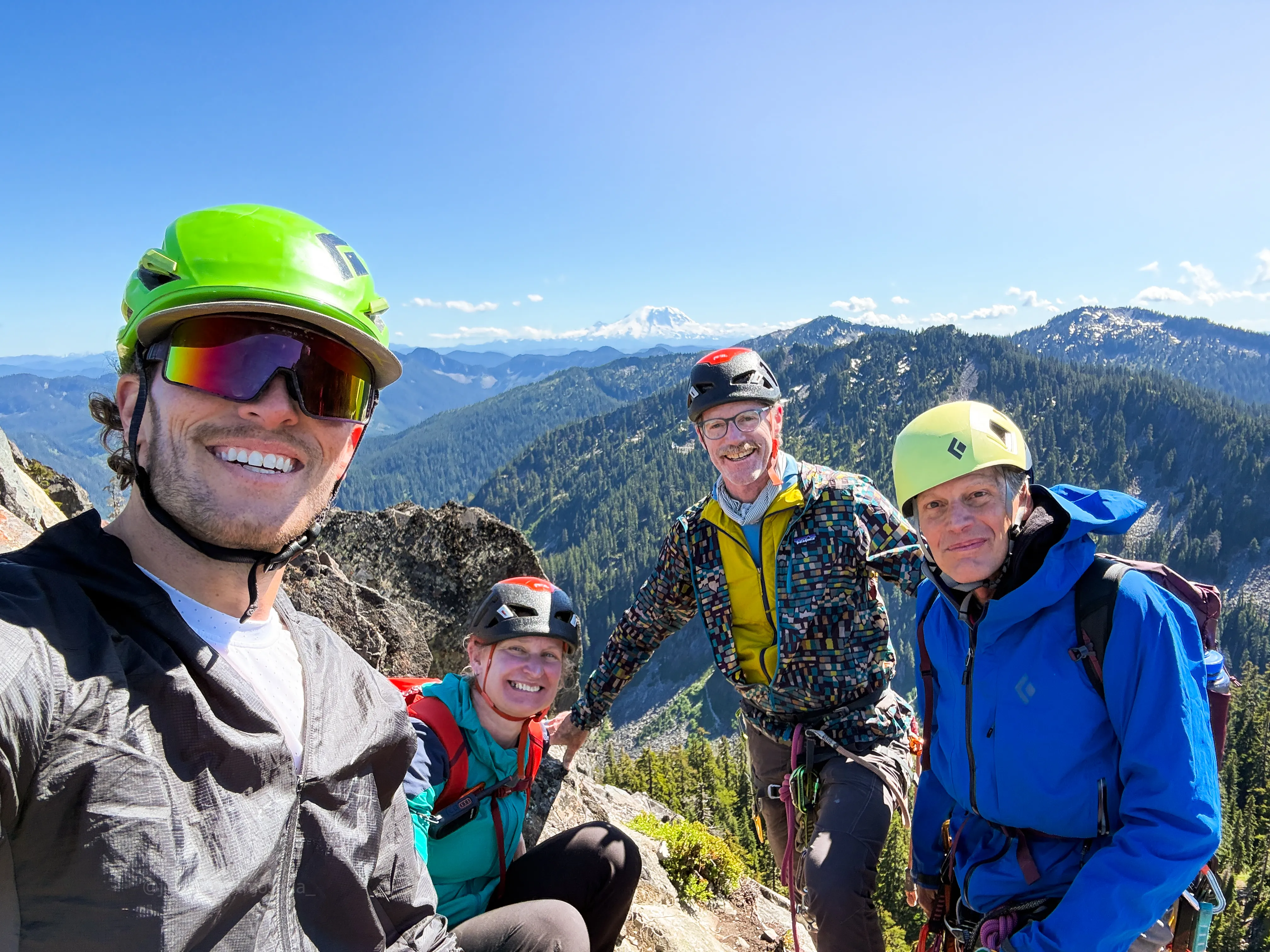 On the summit of The Fang