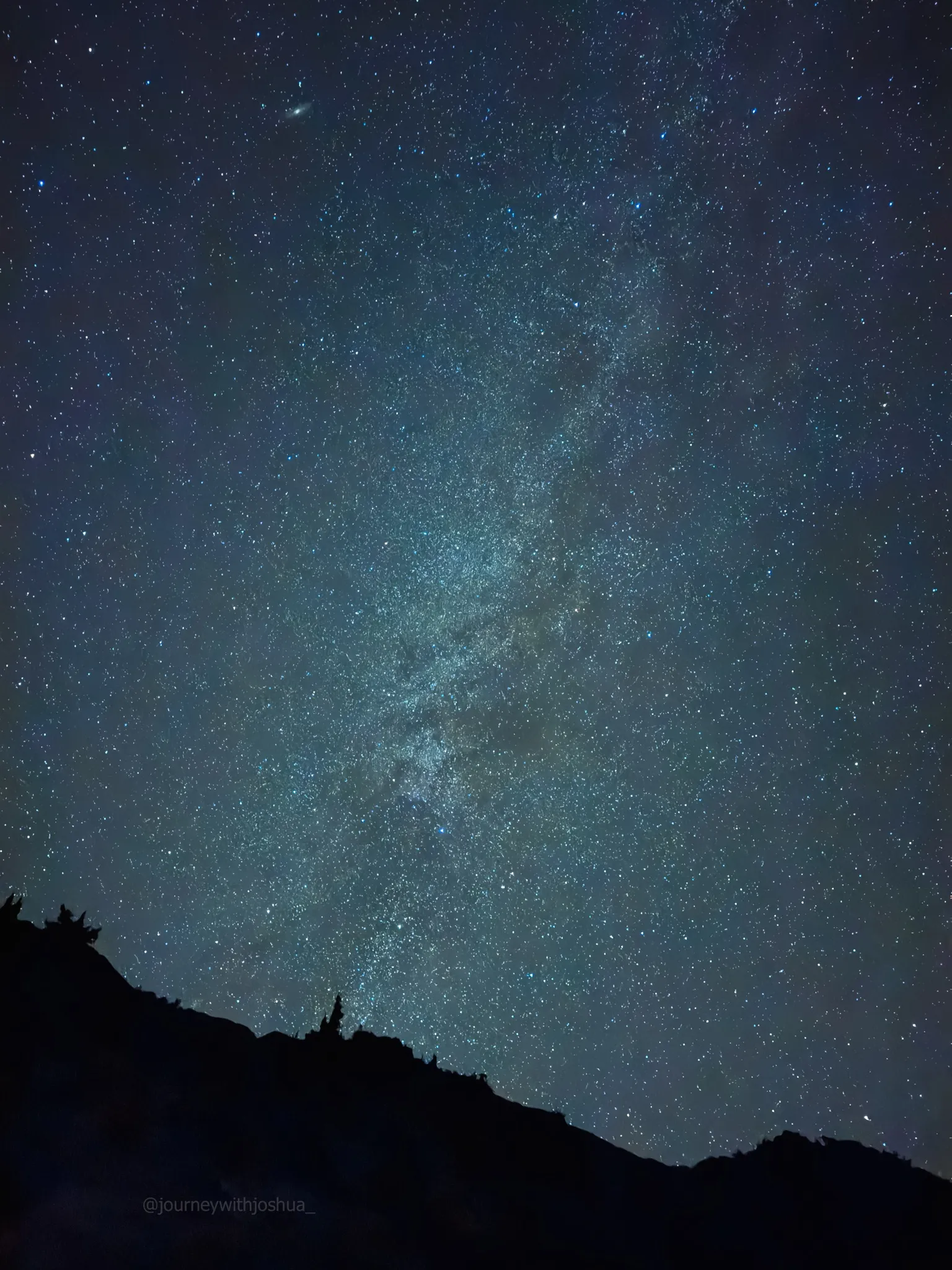 Last night of summer cowboy camping under the stars after a successful climb of Mount Triumph, 3