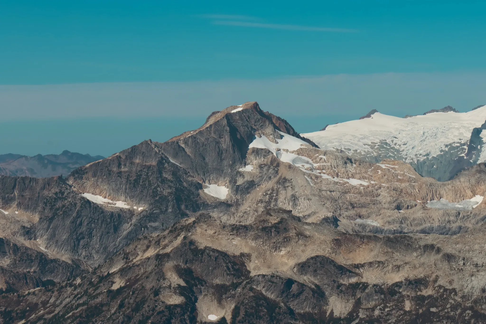 Mount Blum from the summit of Mount Triumph