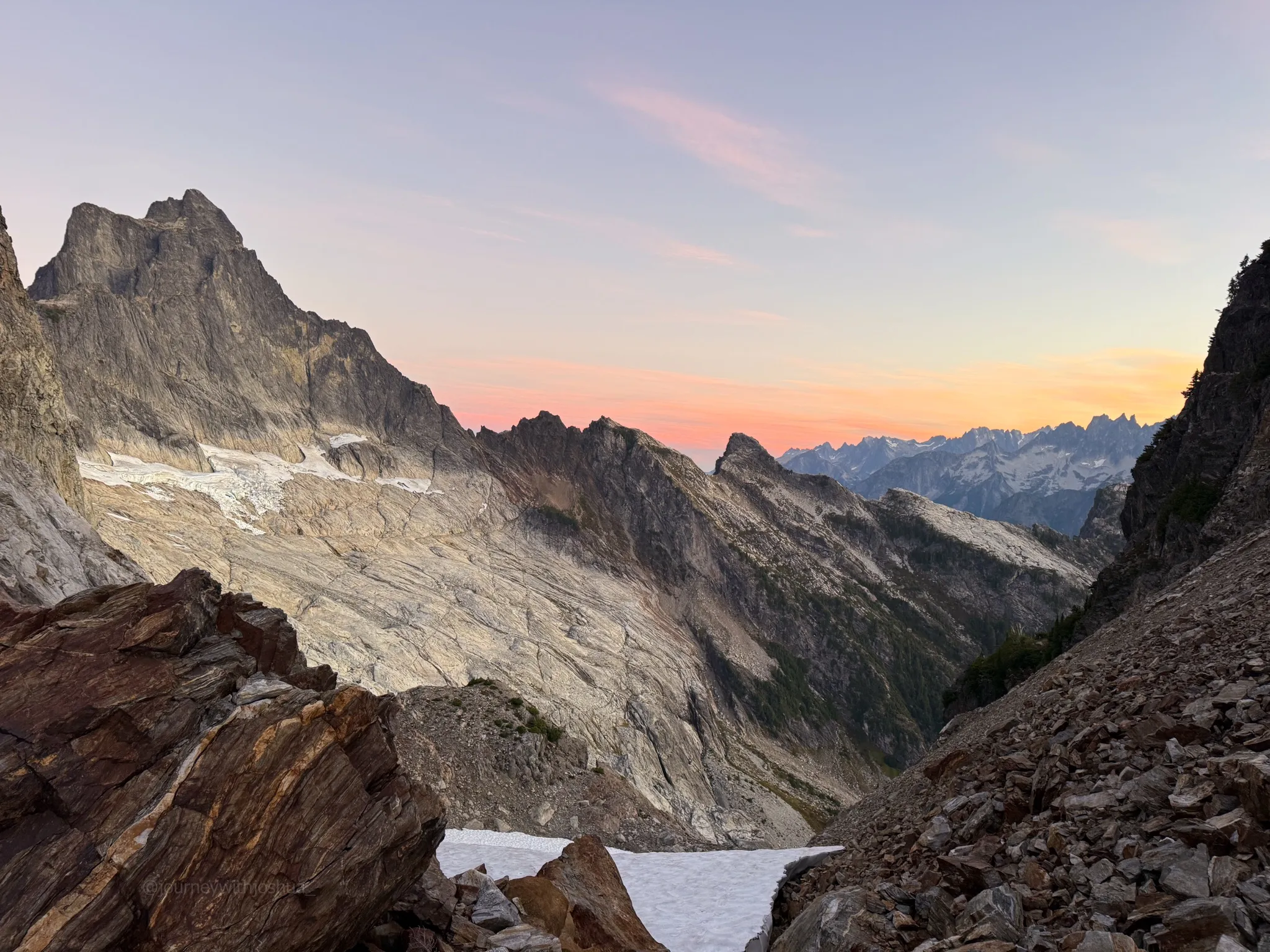 Sunrise on the last day of Mount Triumph, a great reward for the previous day's efforts, 2