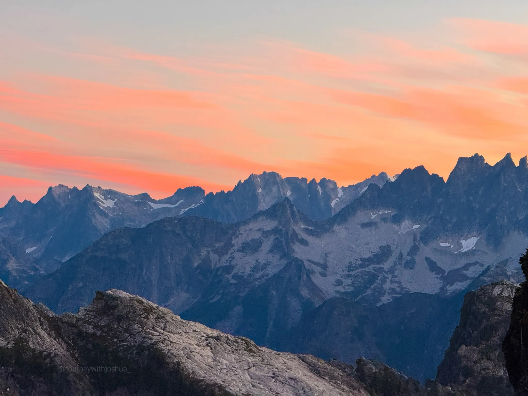 Sunrise on the last day of Mount Triumph, a great reward for the previous day's efforts, 3