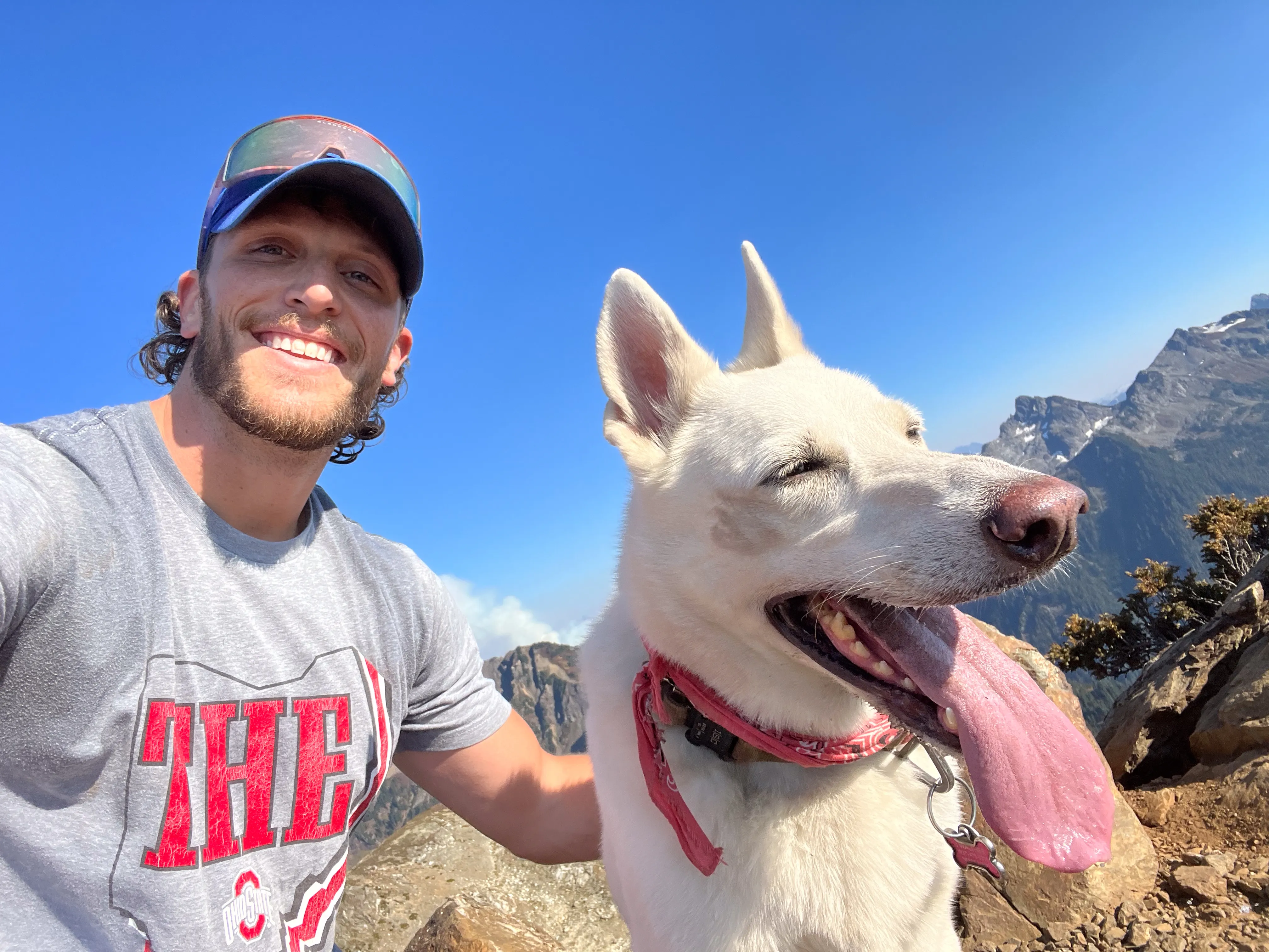 Stella at the summit