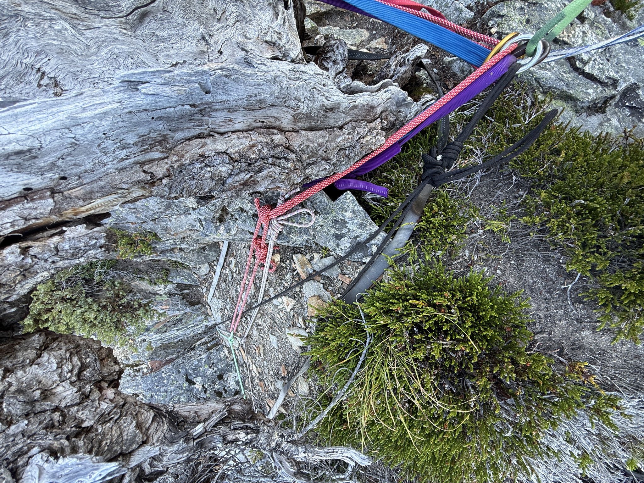 Rappel on the descent of Mount Triumph
